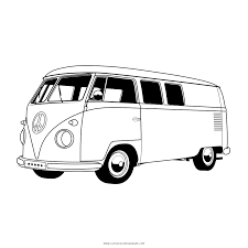 1966 vw bus electric conversion. Van Coloring Page Ultra Coloring Pages