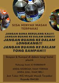 Komuniti kitar sisa minyak masak has 292 members. Assalamualaikum Pembeli Sisa Minyak Masak Terpakai Wco Facebook