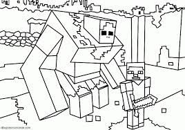 dibujos sin colorear de minecraft para coloriage zombie aladin et la lampe miracle gratuit