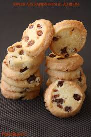 Sables Aux Raisins Secs Et Au Rhum Recette Gateau Sec Biscuit De Noel Recette Biscuit
