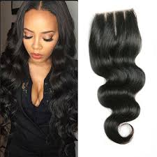 The dark color at the roots and the layers work towards accentuating her jawline while also slimming down her face. Difference Between Free And Three Part Closure Blog Unice Com