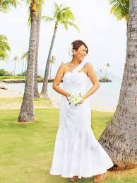 Hawaiian White Dress Free Shipping From Hawaii Hawaiian Wedding Dress Hawaii Wedding Dress Casual Wedding Dress