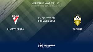 Social rating of predictions and free betting today 6 may at 22:00 in the league «copa libertadores» will be a football match between the teams always ready and deportivo tachira on. Resultados Always Ready Tachira 2 0 3Âª Jornada De Copa Libertadores 2021 7 5 Resumen Goles