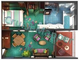 Norwegian Jewel The Haven Courtyard Penthouse Suite Floor Plan Royal Caribbean Cruise Lines Norwegian Jewel Princess Cruise Lines