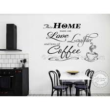 kitchen wall quote decals art uk funny