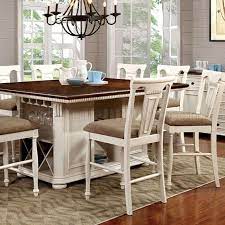 Our craftsmen begin with cherry trees that are grown naturally in sustainable forests in new york, west virginia and pennsylvania, home to the finest cherry wood on the planet. Sabrina Cm3199wc Pt Counter Height Table In Off White Cherry