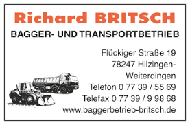Britsch Richard, Bagger- und Transportbetrieb