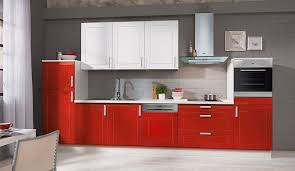 Basic Einbaukuche Peninna Rot Weiss Kuchen Quelle Einbaukuche Bunte Kuche Kuche Quelle