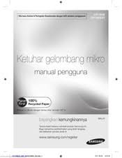 Bagaimana ketuhar gelombang mikro berfungsi. Samsung Cp1395est Manuals Manualslib