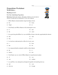 On saturday mornings, i like to ride my bike the hutongs and smell the baozi. Preposition Worksheet 1 Reading Level 3 Preview