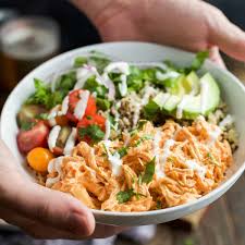 Buffalo Chicken Quinoa Bowls Easy Buffalo Chicken Dinner Recipe