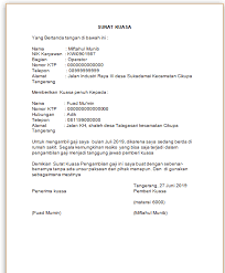 Ijazah, bpkb, shm, gaji, thr, atau yang lainnya. Contoh Surat Kuasa Pengambilan Gaji Karyawan Bloggadogado