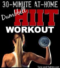 30 minute hiit workout with dumbbells
