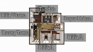 Lukisan banglo di atas ialah plan rumah 5 bilik tidur. Pelan Rumah Murah 50k 3 Bilik 1 Bilik Mandi 1 Tandas 20 X 30 Ft Youtube
