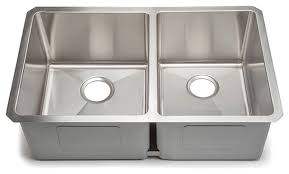 Most kitchen sinks vary from 8 to 10 inches in depth. Hahn Extra Large 60 40 Double Bowl Kitchen Sink Contemporary Kitchen Sinks By Your Sink Warehouse Lp Houzz