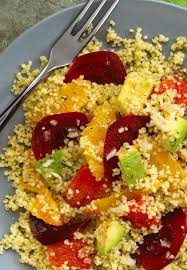 Fold in couscous, tomatoes, 1/2 cup mint, 1/2 cup parsley, cucumbers, nuts and a large pinch of salt. Lemon Mint Parsley Couscous Salad With Beetroot Roasted Red Pepper Ainsley Harriott