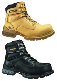 caterpillar cat foundation mens steel toe work safety boots