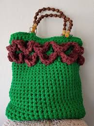 Weitere ideen zu lochmuster stricken, stricken, strickmuster. Gehakelte Tasche Mit Kork Boden Und Blumenmuster
