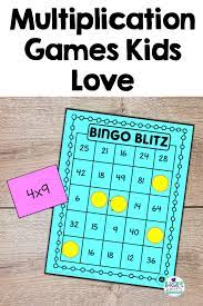Digital And Printable Multiplication Games Kids Love Multiplication Games Games For Kids Classroom Games Third Grade