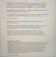 An alternative method for determining agreement between values is to calculate the difference between the values divided by their combined standard uncertainty. Part I Using Linest A Key Concept In Any Lab Science Chegg Com