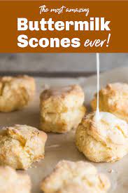 Easy Buttermilk Scones Recipe Buttermilk Recipes Baking Recipes Buttermilk Scone Recipe