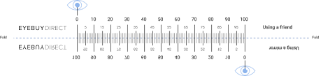 This is the distance in millimeters between the pupils of the eyes. Pupillary Distance Ruler Printable Pdf Eyebuydirect