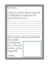 Stanley yelnats drawing picture : Stanley Yelnats Letter Writing Template Louis Sachar S Holes Activity