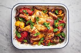 Jamie Oliver S 5 Ingredient Harissa Chicken Traybake Moroccan Recipes Goodtoknow Recipe Harissa Chicken Recipes Harissa Recipes