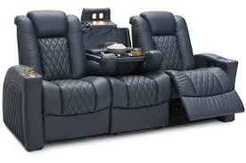 Seatcraft Cadence Sofa 4 Materials 15 Colors Powered Headrest Lumbar Power Recline In 2020 Home Theater Furniture Home Theater Seating Theater Sofa