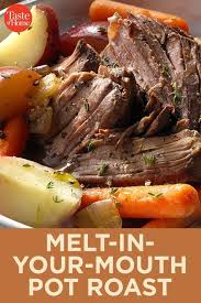 Melt In Your Mouth Pot Roast Pot Roast Slow Cooker Crockpot Roast Pot Roast Recipes