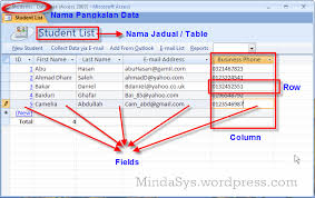 Selepas edit, tidak perlu save as. Pangkalan Data Sistem Maklumat Murid Pangkalan Data
