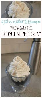 This Is The Best Dairy Free Coconut Whipped Cream Recipe Out There And It Can Recipes With Whipping Cream Coconut Whipped Cream Whipped Cream Dispenser Recipe
