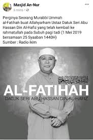 Ustaz abu hassan din (3). Rahah Ghazali On Twitter