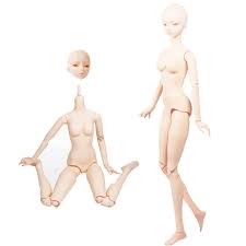 Naked Body + Naked Head 1/3 BJD Doll 62cm Ball Jointed Girl Nude Dolls DIY  Toys | eBay
