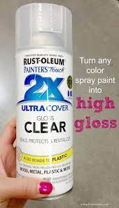 10 Paint Secrets How To Turn Any Color Spray Paint Into A High Gloss Paint Check This Out Gloss Spray Paint High Gloss Paint Gloss Paint