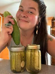 Spent my whole evenin' cannin' pickles and sweatin' like a dang hawg. My  garden decided it wanted to explode with cukes, so I had to get to work  despite the heat wave.
