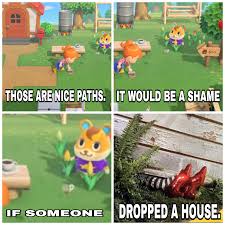 300 hrs of playtime is what it took to create it.💬. About Those Paths Animalcrossing
