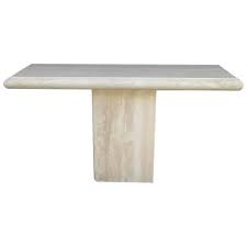 Travertine Console Table Made In Italy Ello 1stdibs Com Console Table Table Vintage Table