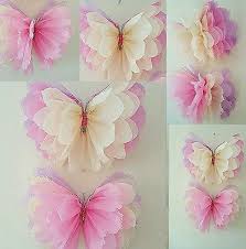 Tissue Paper Handmade Simple Decoration For Birthday Party At Home Girls Birthday Party Decorations Butterfly Bedroom Hanging Tissue Paper Pom Poms Girls Birthday Party Decorations Paper Flowers Crafts