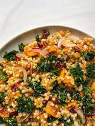 Autumn Pearl Couscous Salad - Fufu's Kitchen