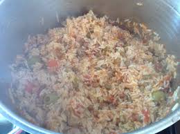 Although puerto rican cooking is often compared to spanish, cuban and mexican cuisine, it is a unique it is prepared with salt pork, white beans, ham, and berzas (collard greens) or grelos (turnip. Puerto Rican Rice Beans How To Cook A Pork Dish Recipes On Cut Out Keep