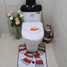 Check spelling or type a new query. Zerowin Christmas Decorations Toilet Seat Cover And Rug Set 3pcs Seat Cover Rug And Tank Lid Cover Xmas Decor For Bathroom Home Snowman Buy Online In Moldova At Moldova Desertcart Com Productid 50574429