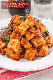 Tahu Tumis Kemangi Tofu Basil Stir Fry Recipe Tofu Asian Recipes Cuisine Recipes