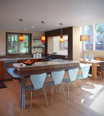 A typical breakfast bar counter has a standard height of 42 inches (107 centimeters) and a depth/countertop overhang of 12 to 16 inches (30 to 40 centimeters). Breakfast Bar Lighting Houzz