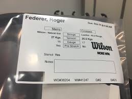 Subito a casa e in tutta sicurezza con ebay! Roger Federer S String Tension Perfect Tennis