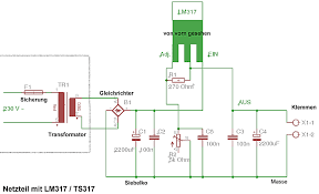 Amateurfunkbasteln Elektronik Einfaches Netzteil Mit Lm317