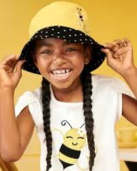 Girls Bee Bucket Hat