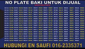 Bentuk dari plat nomor sendiri berupa plat logam atau plastik yang butuh bantuan? Tempahan Nombor Plat Dan Tender Number Plate Facebook