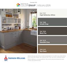 Paint color is usually right at the top of the list when it comes to making decisions, so of course, you want the best white paint for kitchen cabinets. I Found These Colors With Colorsnap Visualizer For Iphone By Sherwin Williams High Reflecti Sherwin Williams Gray Cabinet Color Sherwin Williams Paint Colors