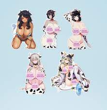 5x Thick Sexy Anime Cow Girls Waifus 4 Inch 10cm Glossy - Etsy Denmark